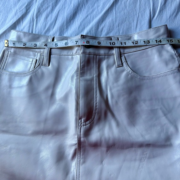 Madewell Faux Leather Mini Skirt - Picture 10 of 12
